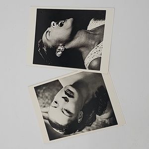 Billie Holiday Vintage Black & White Photo‎ Postcards x2